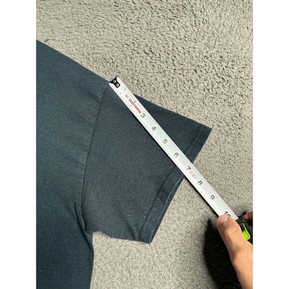 Vintage Y2K Malcolm X By Any Means Necessary Speech T-Shirt Medium Faded Black - Picture 10 of 13